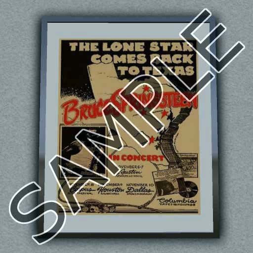 Aerosmith Framed Concert Poster