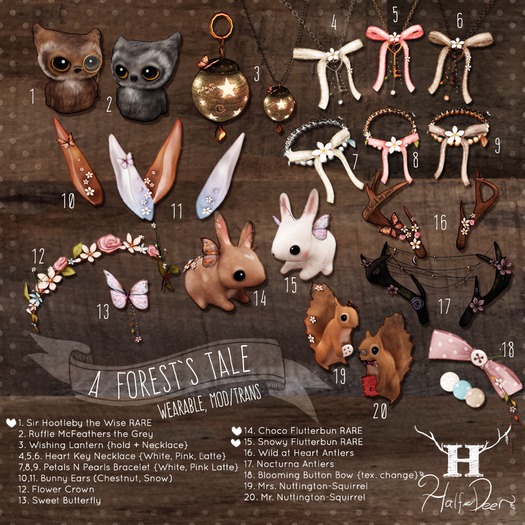 +Half-Deer+ Forest's Tale - Sir Hootleby the Wise Owl RARE