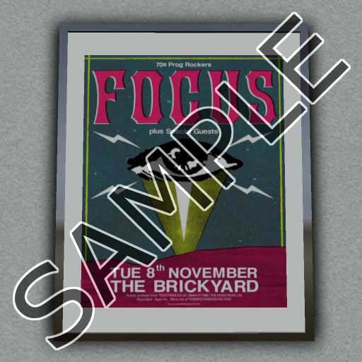 FOCUS FRAMED CONCERT POSTER