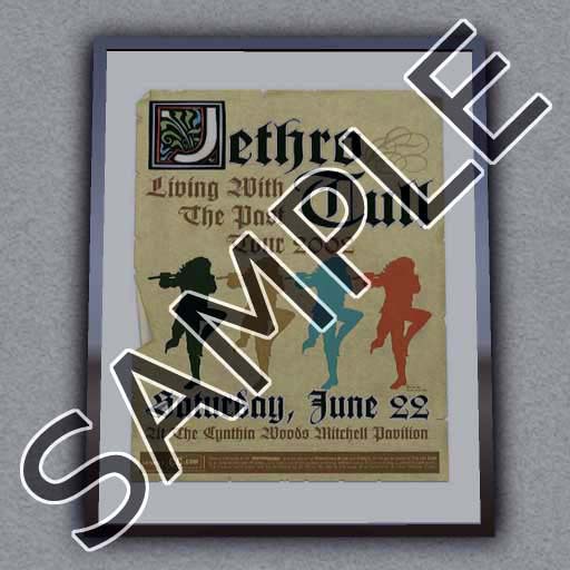 JETHRO TULL FRAMED CONCERT POSTER
