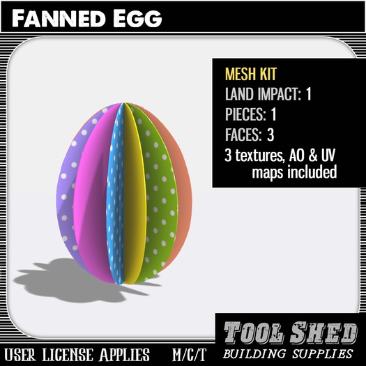 Tool Shed - Fanned Egg Kit