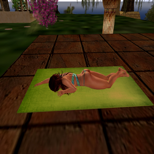 Sleeping Mat ~ Green Larma {p}