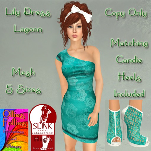 Lily Dress Lagoon ~OF~