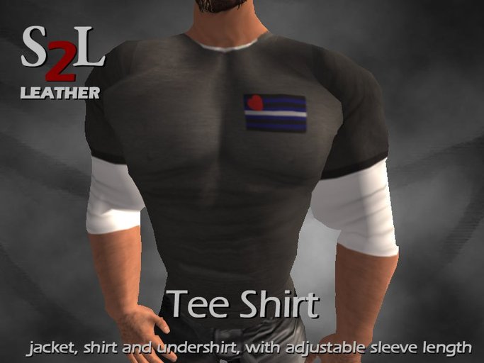S2L TShirt_Leather pride flag