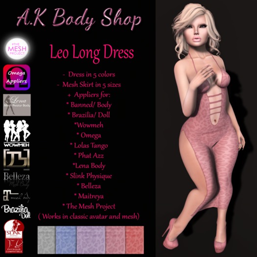 A.K BS Leo Long Dress (Add Me)