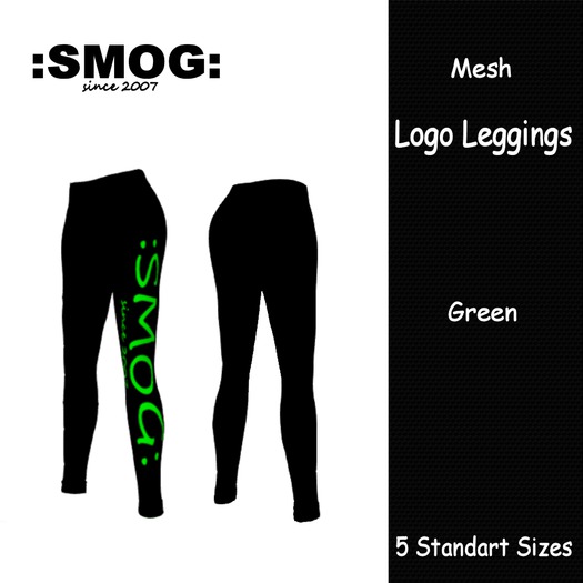 :SMOG: Logo Leggings (green)