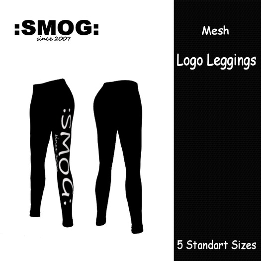 :SMOG: Logo Leggings (white)