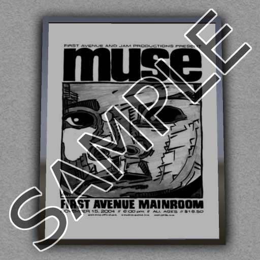 MUSE FRAMED CONCERT POSTER
