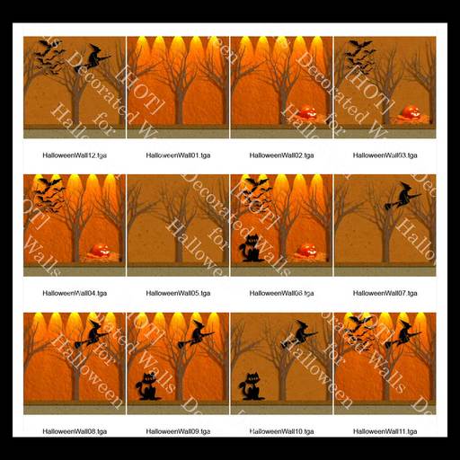 [HOT] Decorated Wall Textures for Halloween