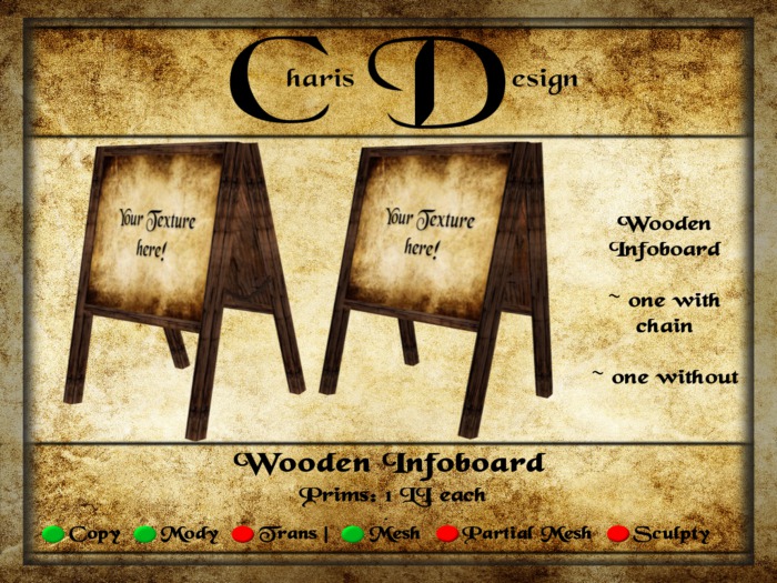 .:CD:. Wooden Infoboard