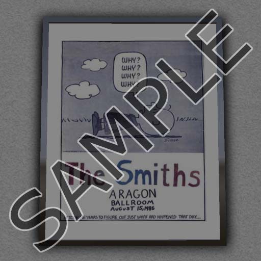 SMITHS FRAMED CONCERT POSTER