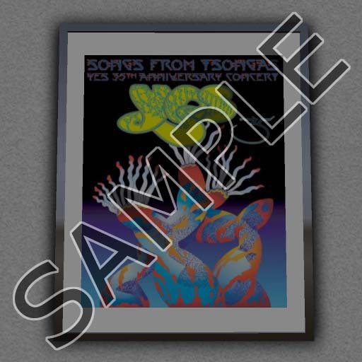 YES FRAMED CONCERT POSTER