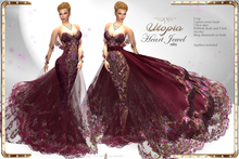 Utopia Heart Jewel ruby - Appliers Included!