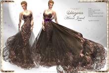 Utopia Heart Jewel pale choco - Appliers Included!