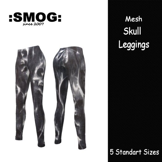 :SMOG: Skull Leggings