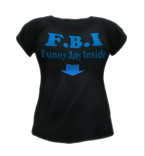 F.B.I Funny Baby Inside Maternity T-Shirts