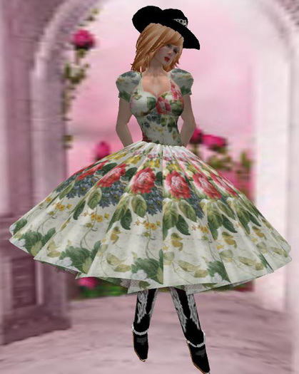 Western Hoedown Cowgirl White