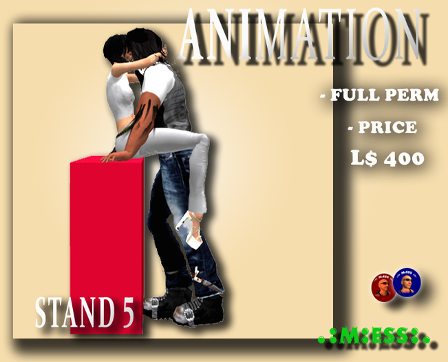 FULL PERM ANIMATION "STAND 5" COUPLE ANIMATION
