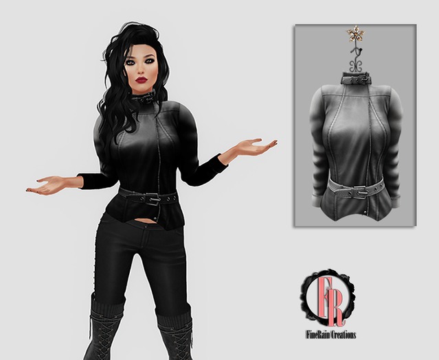 :: FineRain Creations.::Becky Jacket Grey