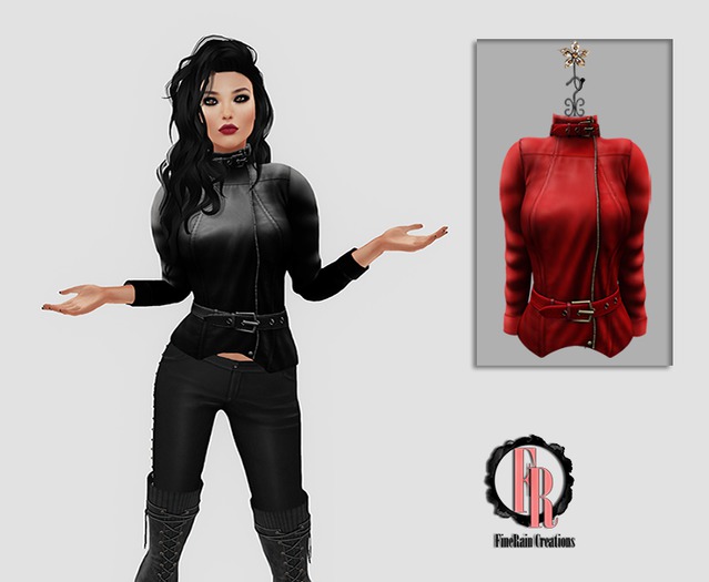 :: FineRain Creations.::Becky Jacket Red