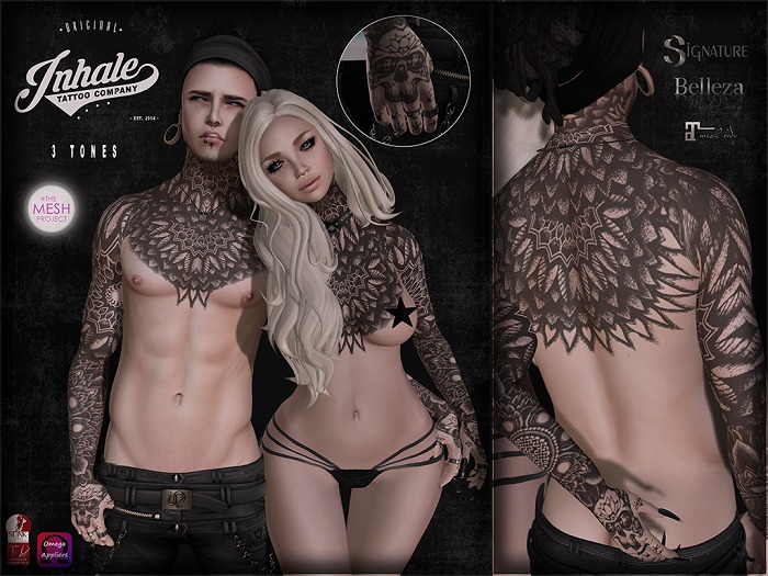 .Inhale. Biogenic Tattoo