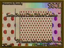 Satin Stripe Dots Fabric Combo Seamless Textures Materials Ready Full Perms 1024x1024
