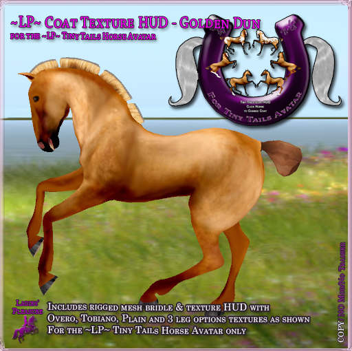 ~LP~ Tiny Tails Coat HUD [BOXED] Golden Dun