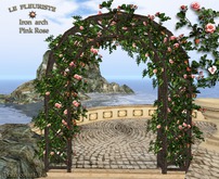 Fleuriste☼Iron Arch Pink Rose