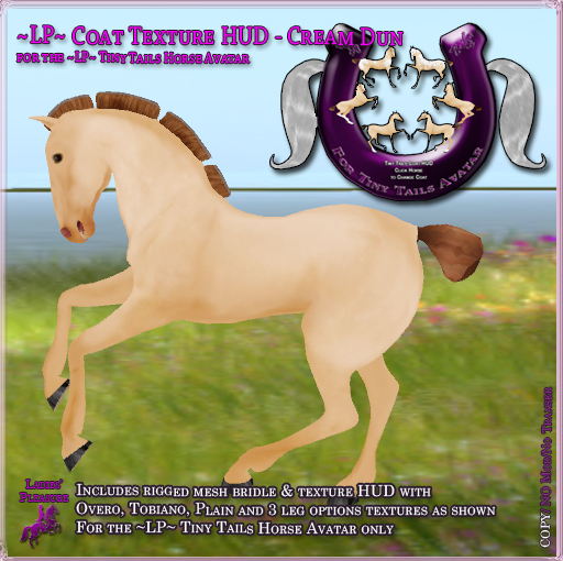 ~LP~ Tiny Tails Coat HUD [BOXED] Cream Dun