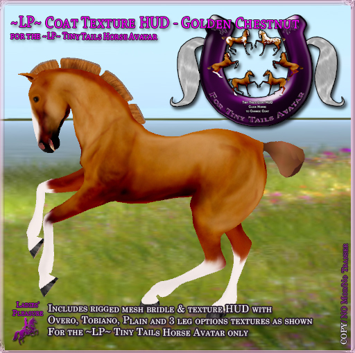 ~LP~ Tiny Tails Coat HUD [BOXED] Golden Chestnut