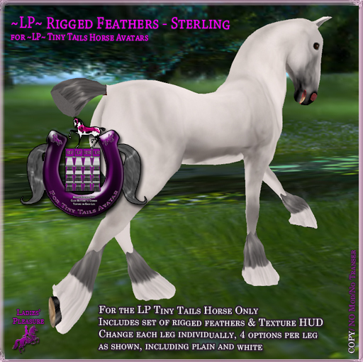 ~LP~ Tiny Tails Feathers [Boxed] Sterling