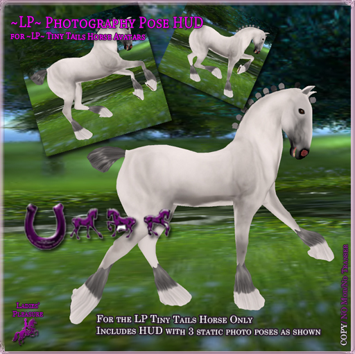 ~LP~ Tiny Tails Photography Pose HUD BOXED