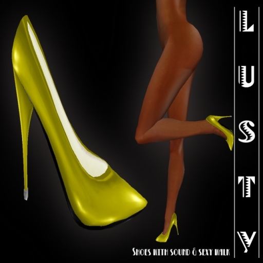 !!Lusty!! Saints Yellow Pumps