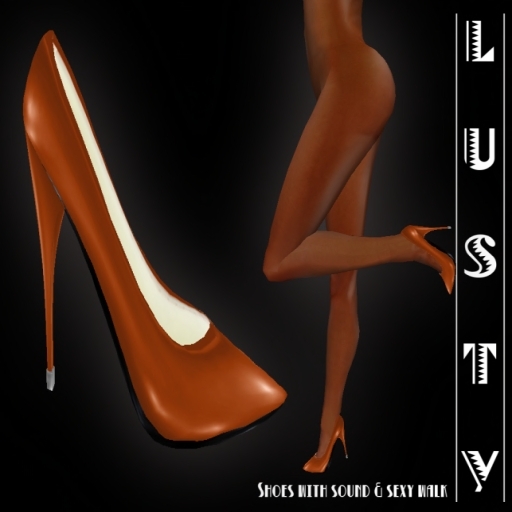 !!Lusty!! Saints Orange Pumps