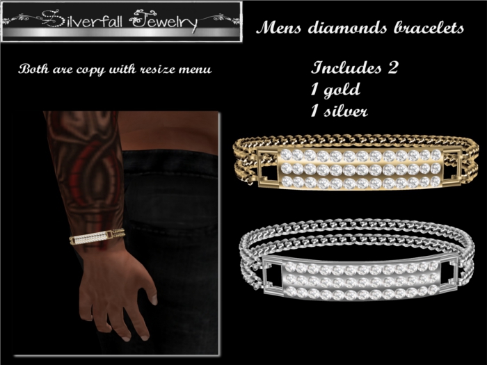 Mens Diamonds Bracelets