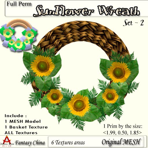 Full Perm SunFlower wreath