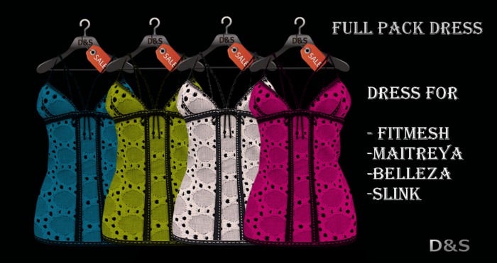 D&S design  FULL PACK DRESS/CLASSIC,MAITREY,SLINK,BELLEZA.