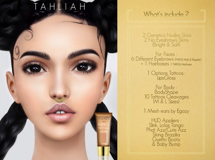 Egozy.Tahliah Genetic (Golden).Nude