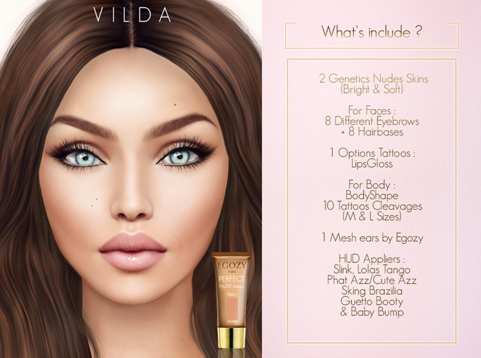 Egozy.Vilda Genetic (Tan).Nude