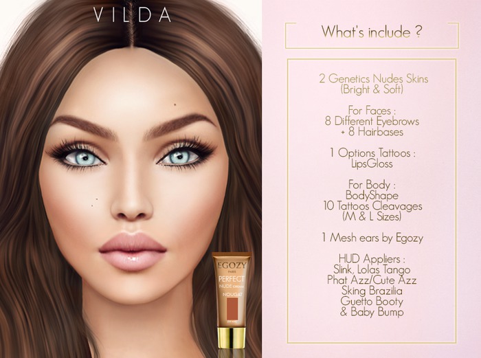 Egozy.Vilda Genetic (Nougat).Nude