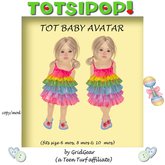 TOTSIPOP! TOT Baby Clothing Rainbow Layered Dress