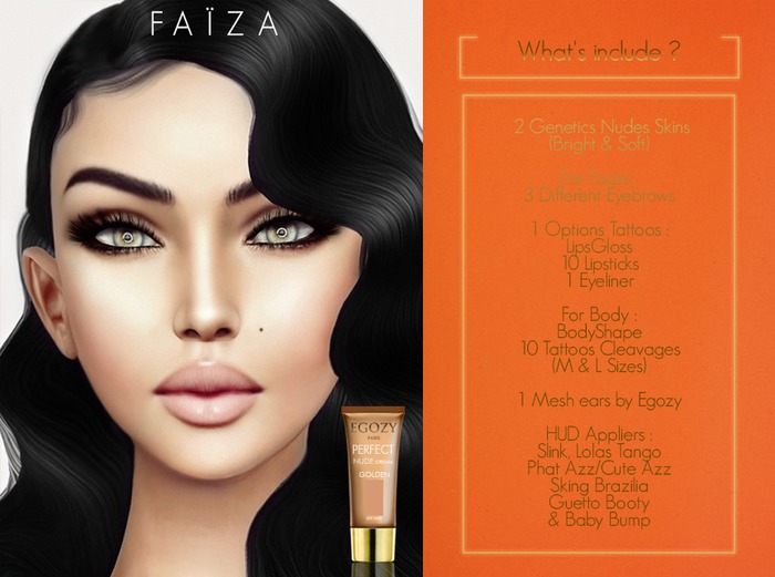 Egozy.Faiza Genetic (Golden).Nude