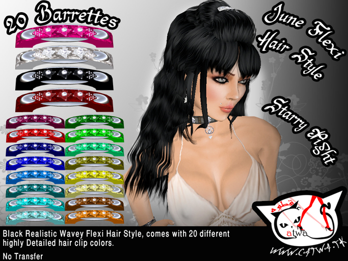 ^;^CaTwA^;^ June Hair Style - Starry Night 