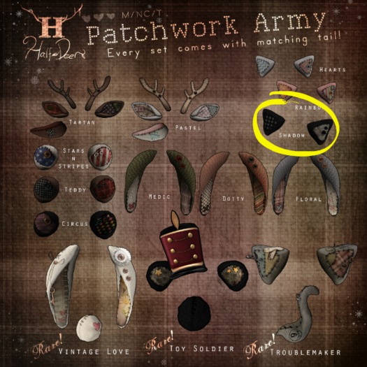 +Half-Deer+ Patchwork Army - Shadow Kitty - Arcade Dec 2013