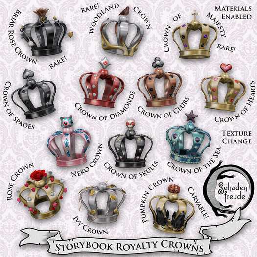 Schadenfreude Storybook Royalty: Crown of Majesty RARE