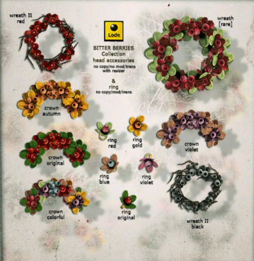 *LODE* Accessory - Bitter Berries Ring [violet]