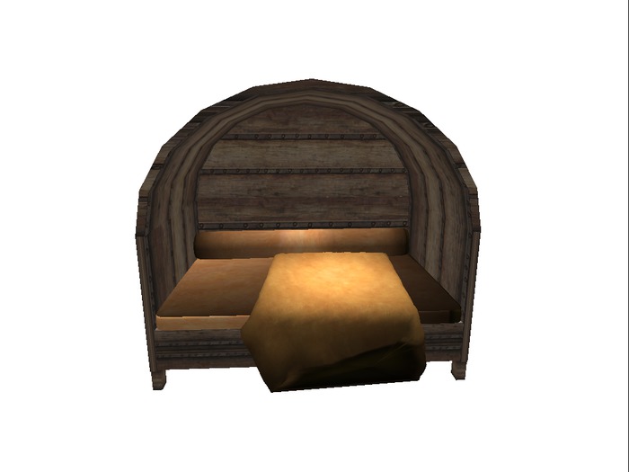 Mesh Barrel Bed Full Perms