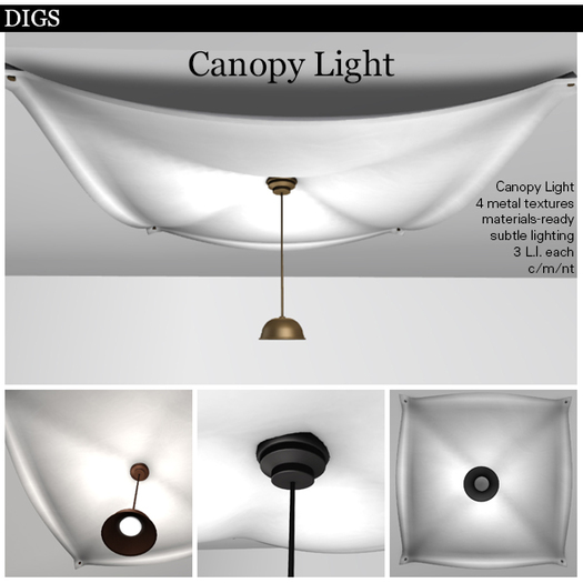 DIGS - Rae Lamp Trio - Teak [MESH]