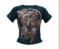 Dream Catcher Wolf Mens Mens T-Shirt