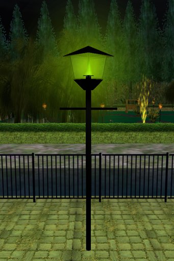 Limelight Lamppost - Black